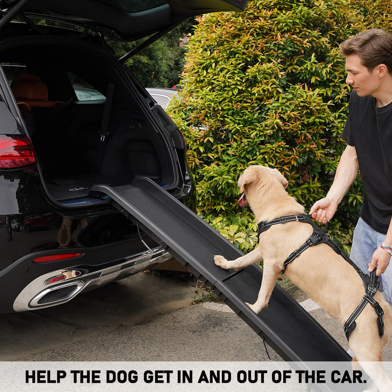 COODEO Mobility Dog Lift Harness, Support Sling & Walking Sling for Dogs, Pet Rear Leg Rehabilitation Support Vest, Dog Carrier for Senior Dogs with Joint Injuries, Arthritis, Up Stair (Black, XL) Black