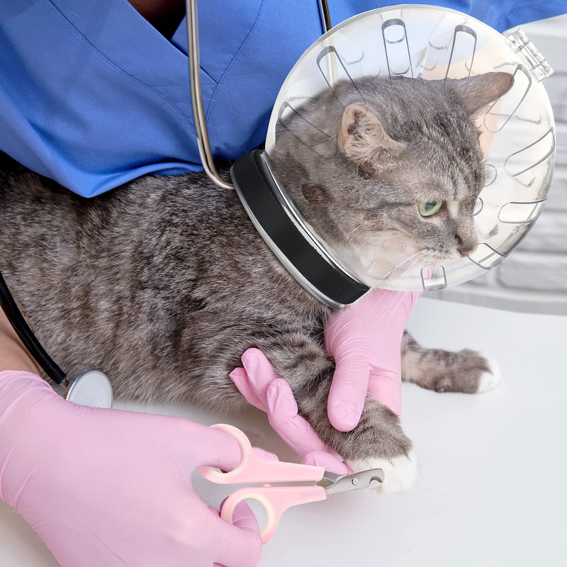 Therwen 8 Pcs Cat Bathing Bag Set Adjustable Pet Shower Net Bag Cat Helmet for Grooming Breathable Cat Muzzle Boots Paw Covers Nail Clipper Nail File Tick Tool Massage Brush Comb Pet Trimming Cleaning - PawsPlanet Australia