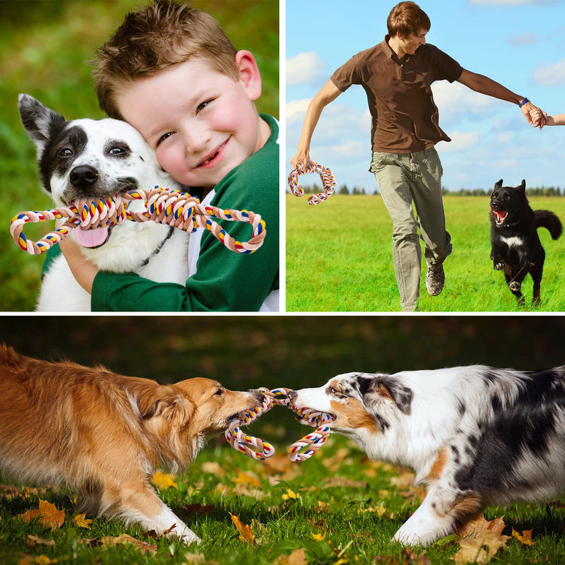 Aggressive Chew Rope Toys, Durable Dog Chew Toys,Chewy Rope Toys for Medium Large Dogs, Tooth Cleaning Chewy Toys, Boring Dog Drag Toys and Tooth Grinding Dogs - PawsPlanet Australia