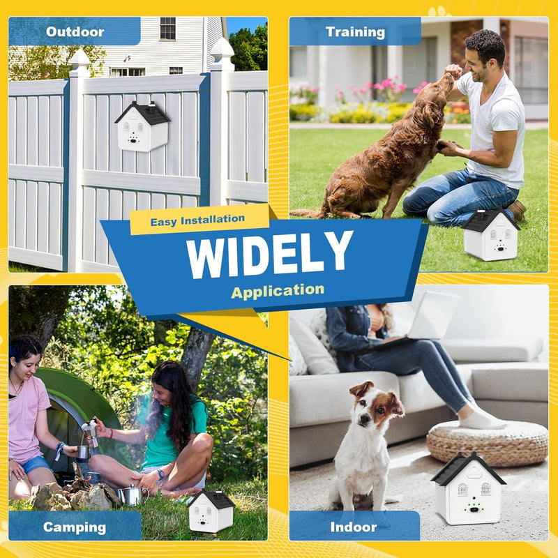 Anti Barking Device, Ultrasonic Dog Barking Deterrent Devices Up to 50 Ft Range, Rechargeable Dog Barking Control Devices with 3 Modes, Bark Box Dog Barking Silencer Safe for Dogs & People - PawsPlanet Australia