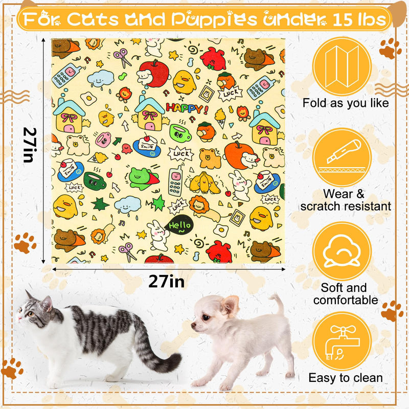 AIERSA XL Cat Wrap for Cutting Nails and Grooming, Cat Restraint Wrap for Nail Clipping, 27x27in Self-Adhesive Fabric Cat Swaddle Burrito Wrap for Nail Trimming, Cat Grooming Supplies XL(within 11lbs) 1pcs - PawsPlanet Australia