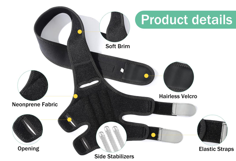 Dog ACL Knee Brace for Torn Hind Leg, Rear Leg Braces for Dogs Luxating Patella, Flexible and Strong Support Metal Splints Joint Care Easy to Put On and Off Braces for Back Leg Medium M - PawsPlanet Australia