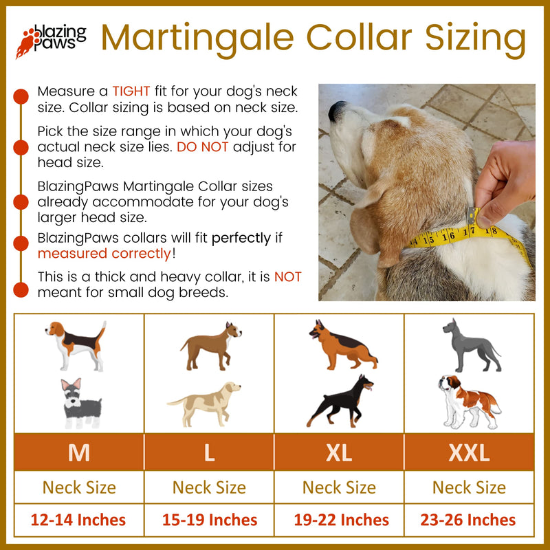 BlazingPaws® Vibrington Martingale Leather Dog Collar, Slip-On, Adjustable, for Large XL XXL Dogs, 1.5 Inch Wide in Colorful Thick Distressed Leather Shades (Cherry Red, XL: Neck Size 19-22 Inches) Cherry Red - PawsPlanet Australia