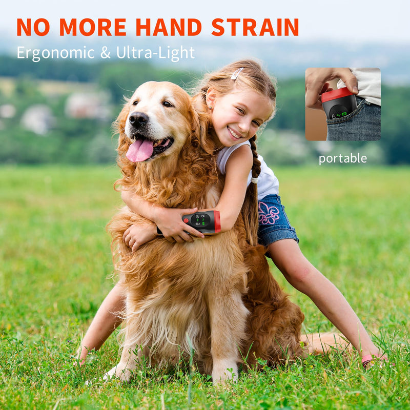 Bark Shield Pro Ultrasonic Dog Bark Deterrent Device, 500 sq ft Coverage, Indoor & Outdoor Anti Barking Control for Dogs, Stop Neighbors Dog Barking, Rechargeable & Shock-Free Training - PawsPlanet Australia