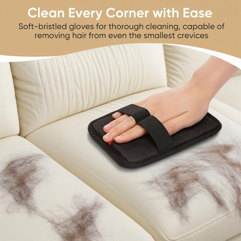 2 Pieces Pet Hair Remover, for Cat Hair Remover, Dog Hair Remover Couch Furnishings, Rug, Drape Upgraded Animal Fur Removal Implement, Cat and Dog Grooming Gloves - PawsPlanet Australia