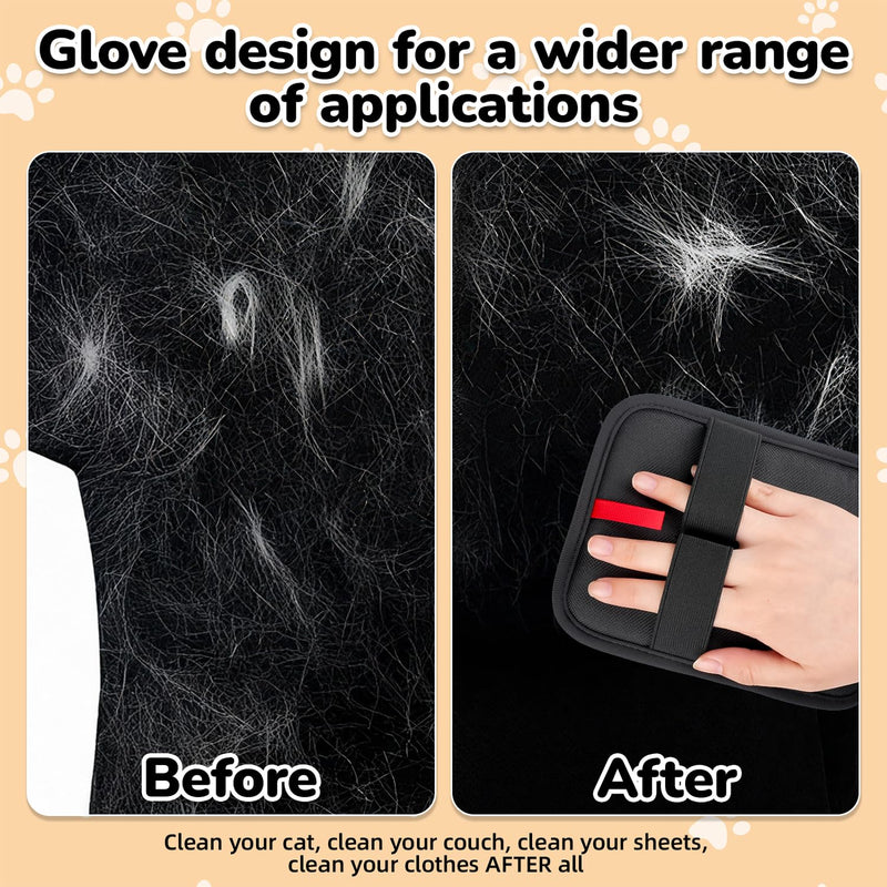 Pet Hair Remover, electrostatic pet Hair Removal Gloves, cat and Dog pet Hair Removal Tools, Suitable for Bed Sheets, Blankets, Clothes, Sofas, Multi-Functional Beauty Gloves -1 Piece 1 - PawsPlanet Australia