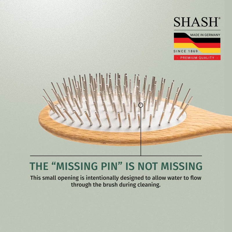 Oval Pet Brush With Short Metal Pins - PawsPlanet Australia