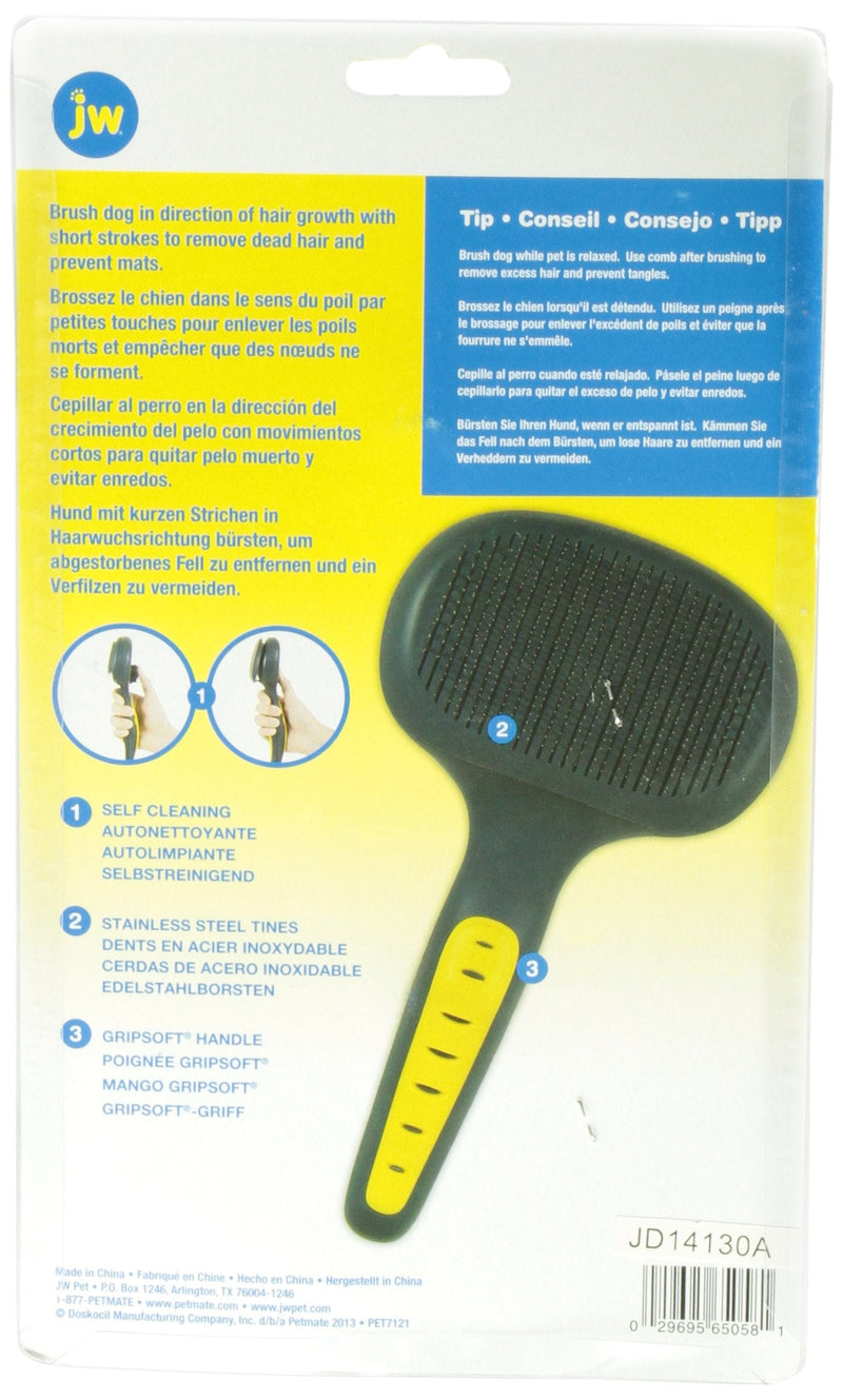 JW Pet Company Self-Cleaning Slicker for Large Dog - PawsPlanet Australia