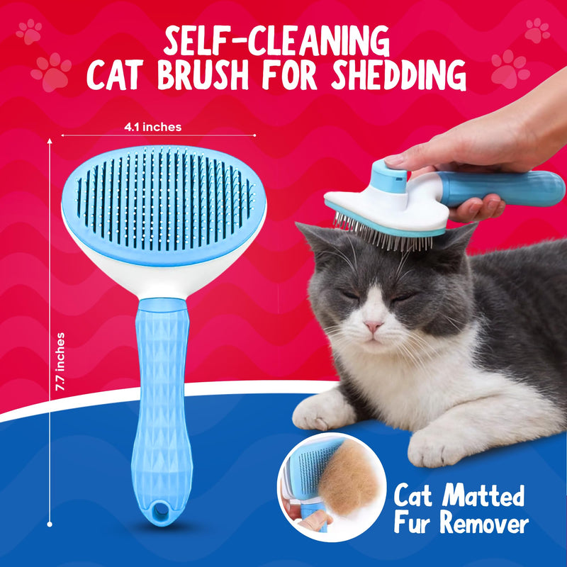 Premium Dog Grooming Kit – Tea Tree Oil (1%) Anti-Itch Shampoo, Self-Cleaning Slicker Brush & Grooming Glove – Skin Support & Coat Maintenance System - PawsPlanet Australia