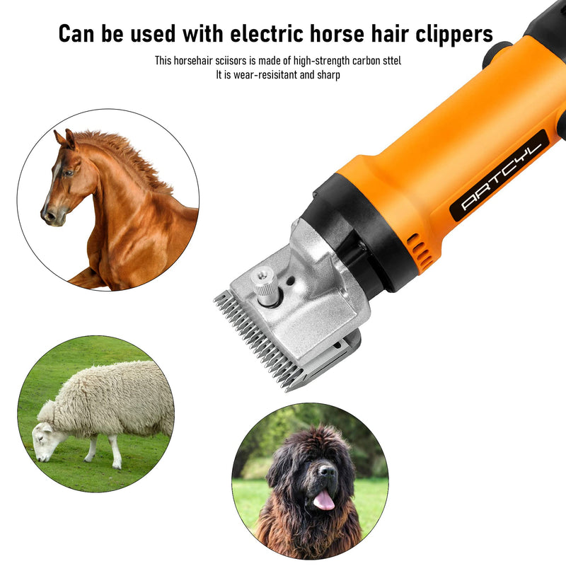 Horse Clippers,550W Professional Heavy Duty Horse Electric Grooming Kits,6-Speeds Electric Livestock Body Clippers for Horses Equine Goat Cattle - PawsPlanet Australia
