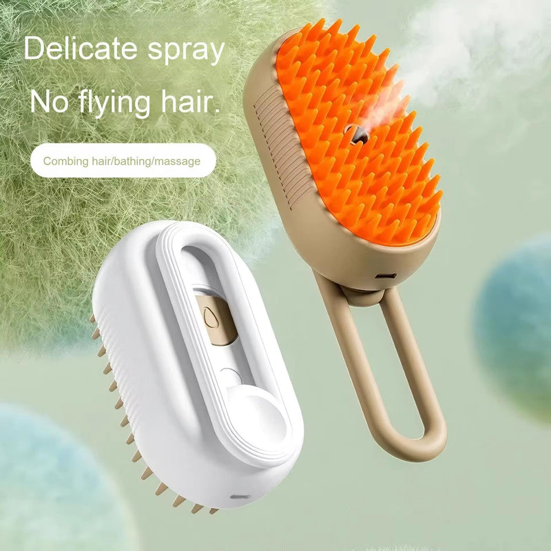 Set of 3 Pet Grooming Combs 2025– Brushes for Dogs and Cats – Hair Removal, Massage & Detangling – Non-Slip and Gentle on All Hair Types