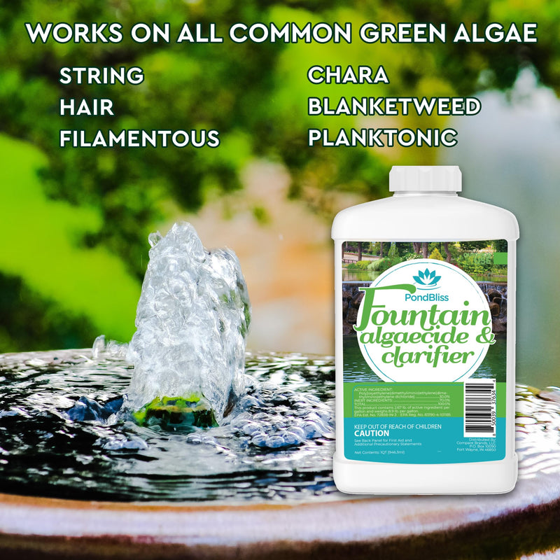 Algaecide for Fountains – Clarify and Controls Algae for Large and Small Fountain (8 oz) 8 oz - PawsPlanet Australia