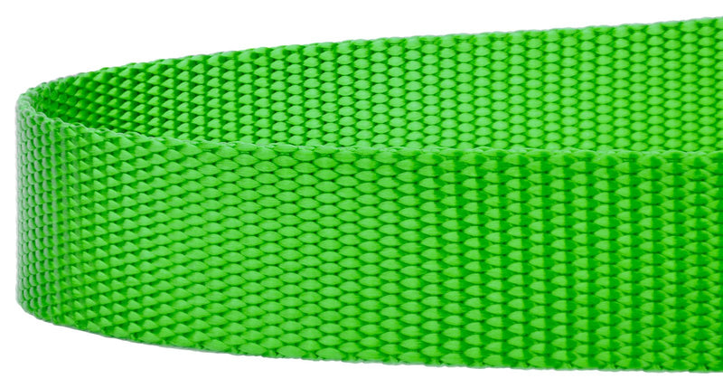 Country Brook Petz 1 Inch Nylon Durable Traditional Style Dog Leash with Easy to Use Snap for Small, Medium, Large Breeds - 25+ Colors (Hot Lime Green, 6 Foot) 6 Foot X 1 Inch Wide Hot Lime Green - PawsPlanet Australia