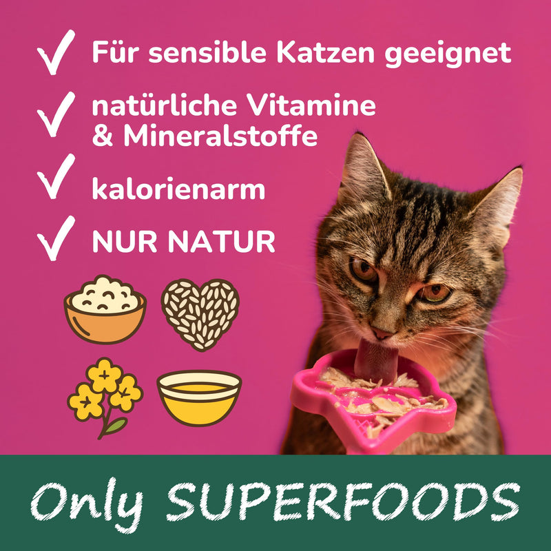 Qchefs Papie Cat Toothbrush Flakes Bulk Pack - Natural Dental Care Against Bad Breath & Tartar as Tooth Cleaning & for Tartar Removal in Large Only Paper Bag - Plastic-Free & Recyclable