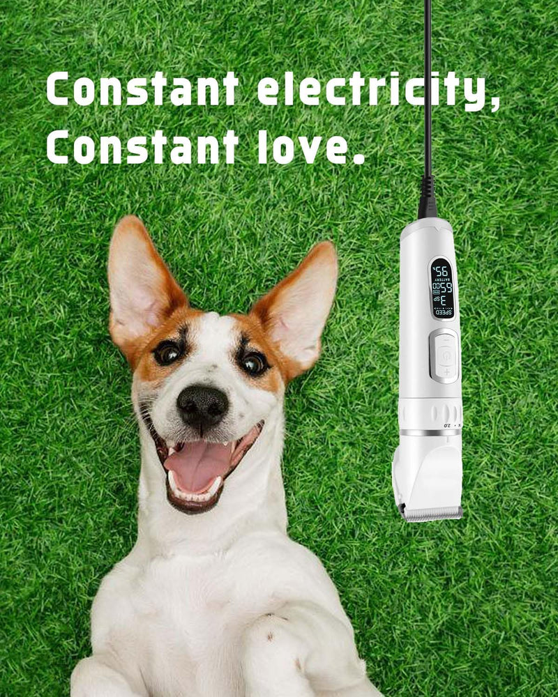 uijino HOLDOG Dog Clippers Charger, 5V USB Charging Cable for HOLDOG Cat Grooming Clippers, Charging Cord Line for Professional Heavy Duty Dog Grooming Clipper with Cleaning Brush, 3.3ft Power Cord 1 Pack - PawsPlanet Australia
