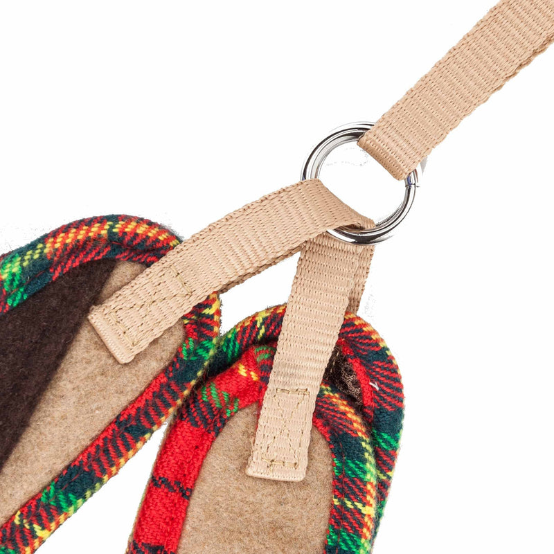 Pet Life ® Luxe Collection Dapperbone 2-in-1 Adjustable Fashion Dog Harness and Leash with Dog Bowtie by Collar - Pet Harness with Reversible Breathable Mesh and Alloy Dog Leash attachments X-small Brown - PawsPlanet Australia