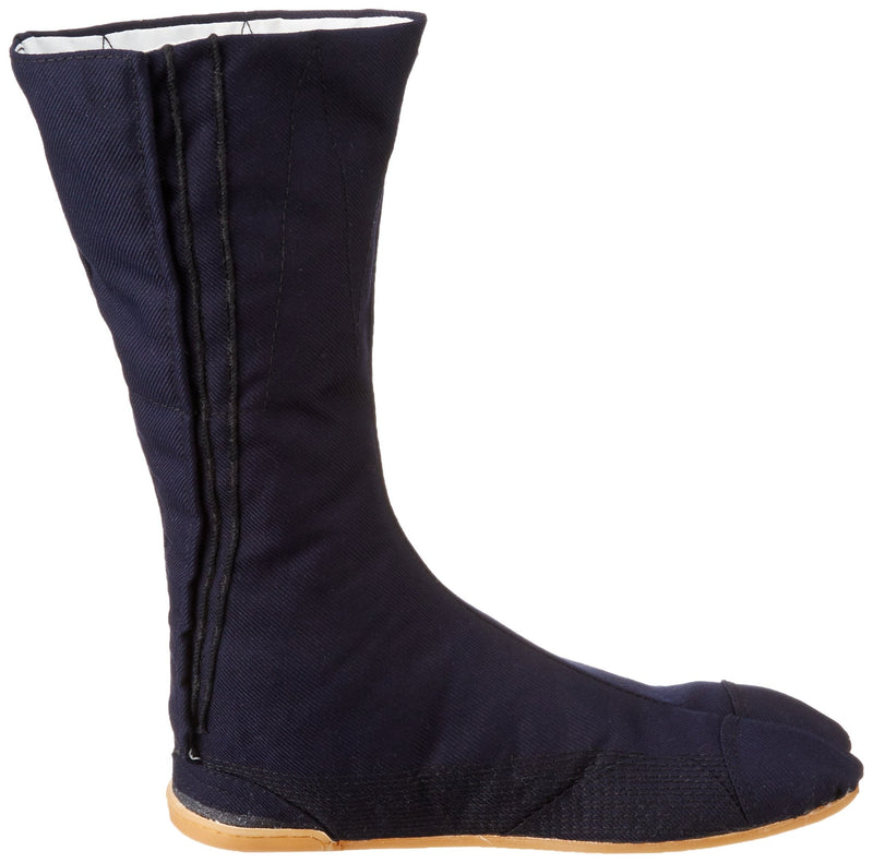 Marugo Tabi Boots Ninja Shoes Jikatabi (Outdoor tabi) MANNEN Nuitsuke (Sewn Rubber Outsole) 12 hock 10.5 Wide Women/9 Men Navy
