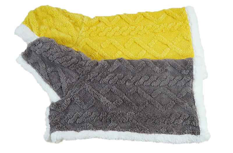 Dog Cape Blanket for Small, Medium Dogs, Hood Coats for Pets, Dog Robes with Hood Grey Small