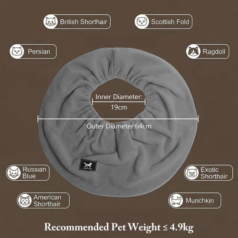 Cat Carrier Sling, Hands-Free Pet Sling Carrier for Small Dogs & Cats - Soft Breathable Kitten Pubby Sling Carrier for Anxiety Relief, Indoor Snuggling & Travel (Dark Grey, Medium (Regular)) Dark Grey Medium (Regular) - PawsPlanet Australia