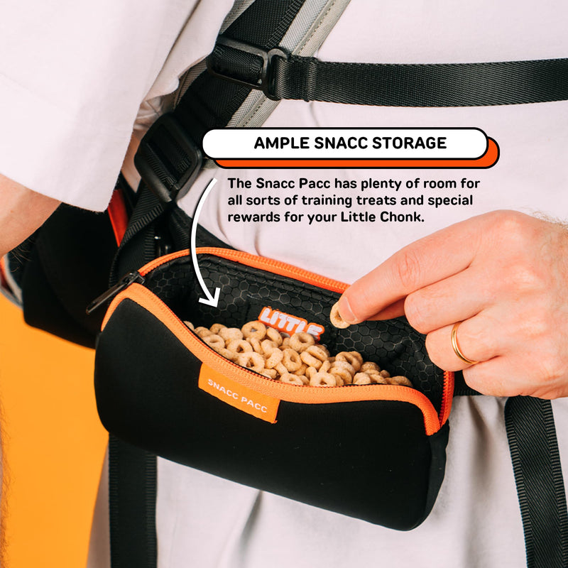 The Snacc Pacc Pouches by Little Chonk | Compatible with The Maxine One Medium Backpack Only | Two Neoprene Storage Compartments with Hip Belt Attachment - PawsPlanet Australia