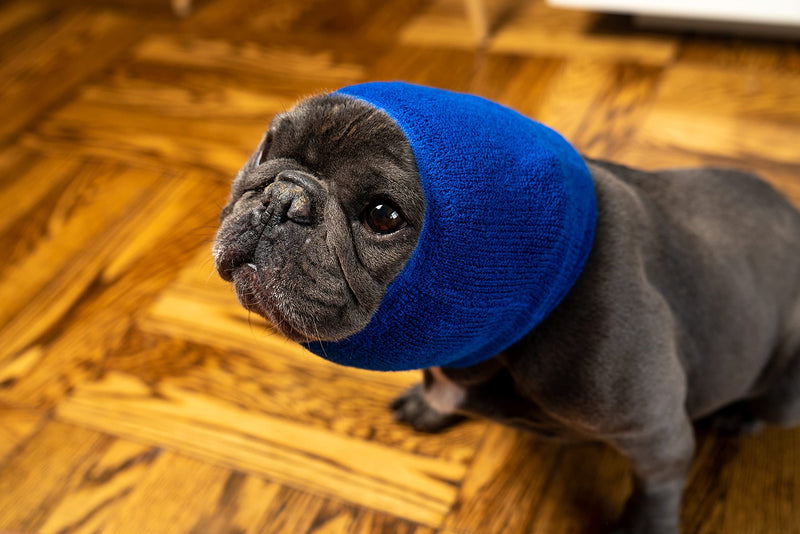 Pet Hoodz for Dogs-Anxiety, Grooming, Ear Muffs, Dog Ear Protection, Calming, Ear Compression, Pet Hoodie, Dog Hoodie Blue X-Large - PawsPlanet Australia