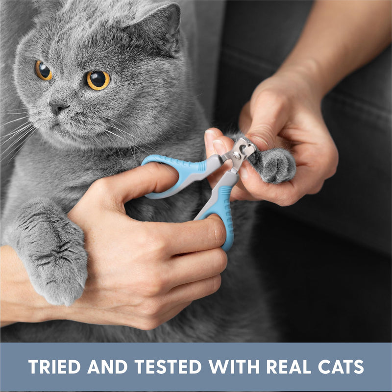 The Cat Ladies Cat Grooming Kit - 5 Piece Brushes Kit - with Comb and Matted Fur Undercoat Deshedding Cat Hair Brush for Long Haired Cats or Short Haired Kittens or Bunny Rabbits - PawsPlanet Australia