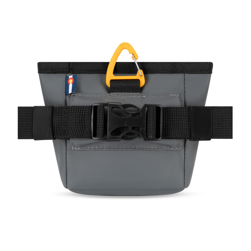 OllyDog Goodie Treat Bag, Dog Treat Pouch, Waist Belt Clip for Hands-Free Training, Magnetic Closure, Dog Training and Behavior Aids, Three Ways to Wear (Castle Rock) Castle Rock
