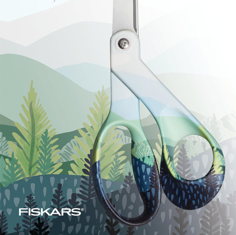 Fiskars Explore Collection Scissors, Woodlands (8 in.) - PawsPlanet Australia