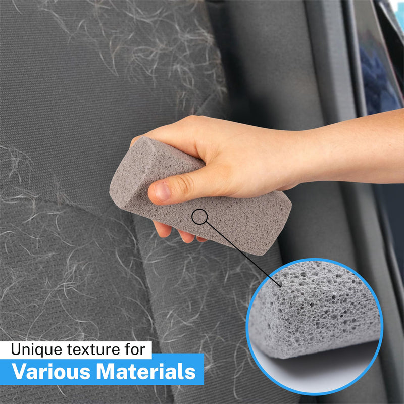 Nanoskin SMA 3-Pack Speedy Stone Reusable Cat and Dog Hair Removal Tool - Auto Interior, Bedding, Carpet, Couch & Furniture | Eco-Friendly, Durable, & Efficient | Essential for Households & Pet Owners - PawsPlanet Australia