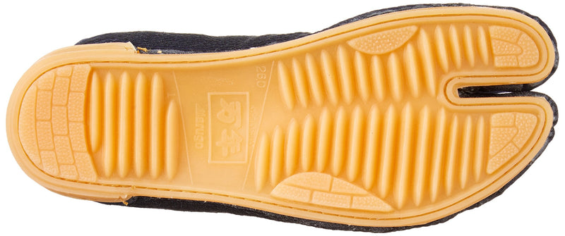 Marugo Tabi Boots Ninja Shoes Jikatabi (Outdoor tabi) MANNEN Nuitsuke (Sewn Rubber Outsole) 12 hock 10.5 Wide Women/9 Men Navy