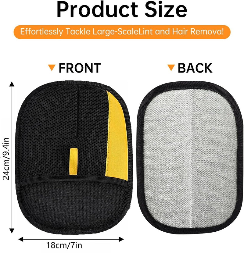 Pet Hair Removal Glove, Newly Upgraded Electrostatic Gloves Pet Hair for Dogs & Cats, Washable and Reusable Hair Remover Tool for Carpet, Curtain, Clothing, Couch, Car Seat - 1 Pcs - PawsPlanet Australia