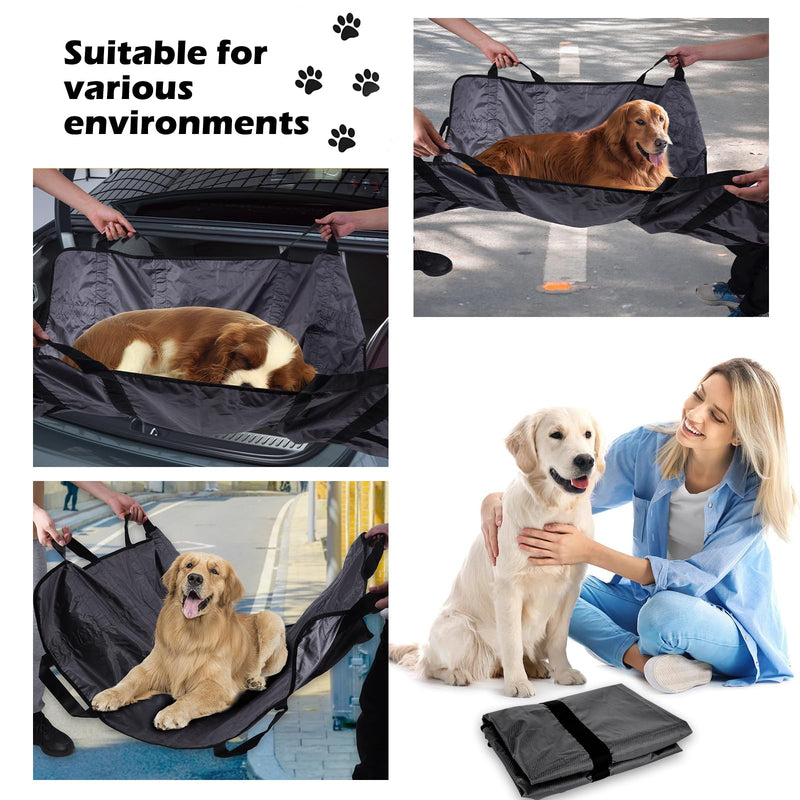 Dog Stretcher for Large Dogs, Dog Stretcher, Portable Stretcher, Emergency Animal Carrier Capable of Holding up to 300 pounds with 8 Handles(Gray) Gray 47"Lx29"W - PawsPlanet Australia