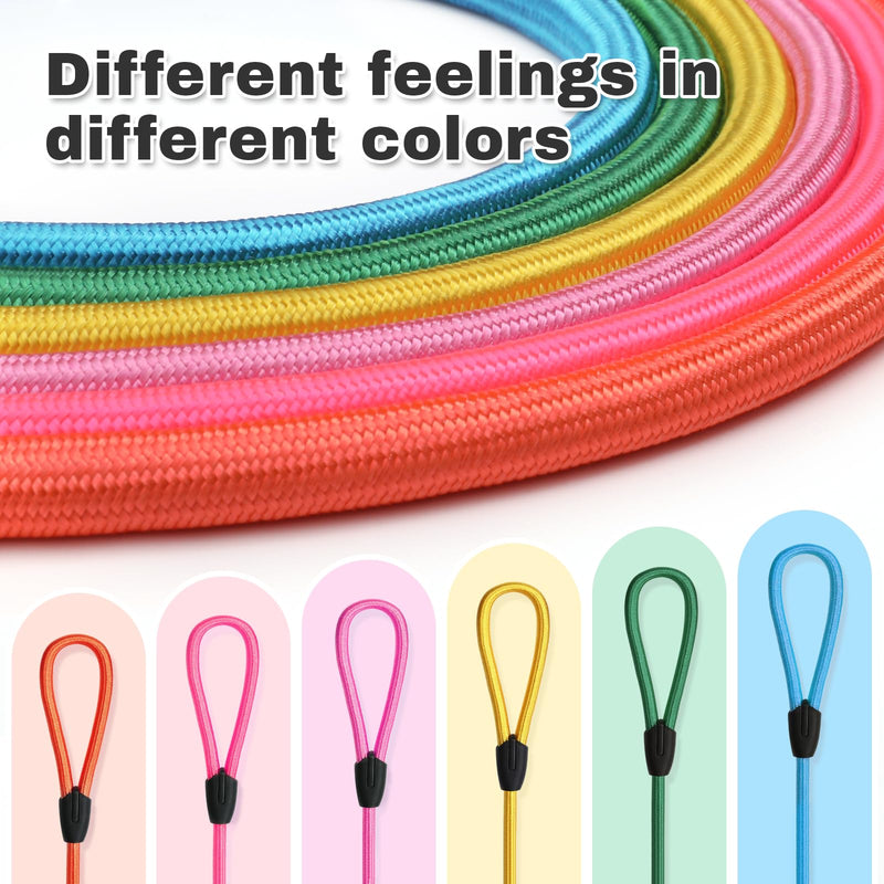 6-Piece Premium No-Pull Dog Slip Leads 4.6ft Adjustable, Pastel Hues (Yellow/Pink/Green/Lt Pink/Blue/Orange) - Easy On/Off, No Collar Needed, Vibrant for Small/Medium Dogs (Walking/Training) - PawsPlanet Australia