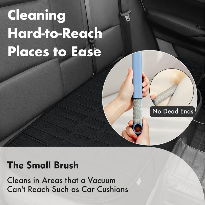Dog Hair Remover for Car, Complete 3 in 1 Pet Hair Detailer Brush - Auto Detailing Tool for Car and Home Removes Hair from Car Seats, Carpets, and Couches, Reusable Fur Cleaning Solution - PawsPlanet Australia
