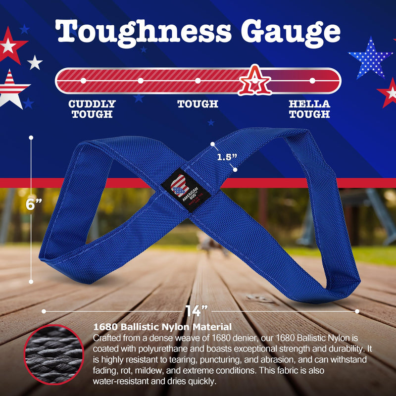 Infinity Tug – Durable Tug Dog Toy Made in USA from Pet-Safe, Machine-Washable 1680 Nylon Ballistic Material for Bonding, Play Time, Mental Stimulation, Exercise, Training, & More One Size Infinity Tug - PawsPlanet Australia