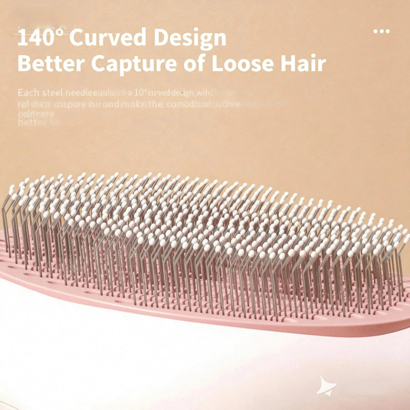 Cat Brush for Shedding, Self-Cleaning Slicker Brush for Indoor Cats, Gently Remove Loose Fur, Pet Grooming Massage Deshedding Tool, Suits Long & Short Haried Cats and Dogs - PawsPlanet Australia