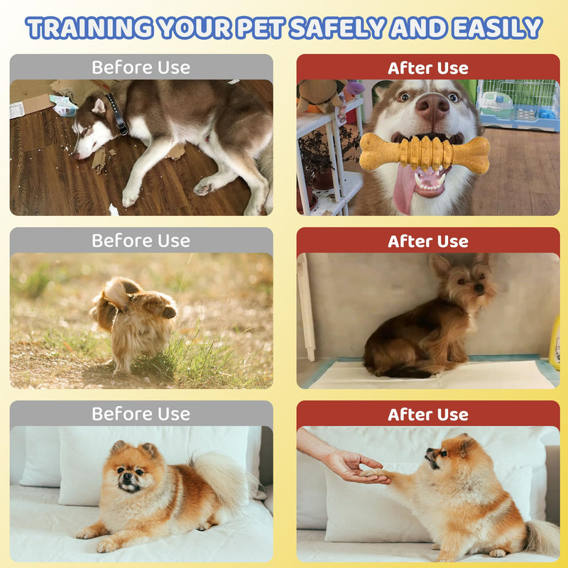 Dog Training Clickers with Wrist Strap, Training Clicker for Pet Like Dog Cat Horse Bird Dolphin Puppy, Big Buttons and Loud Sound (White) White - PawsPlanet Australia