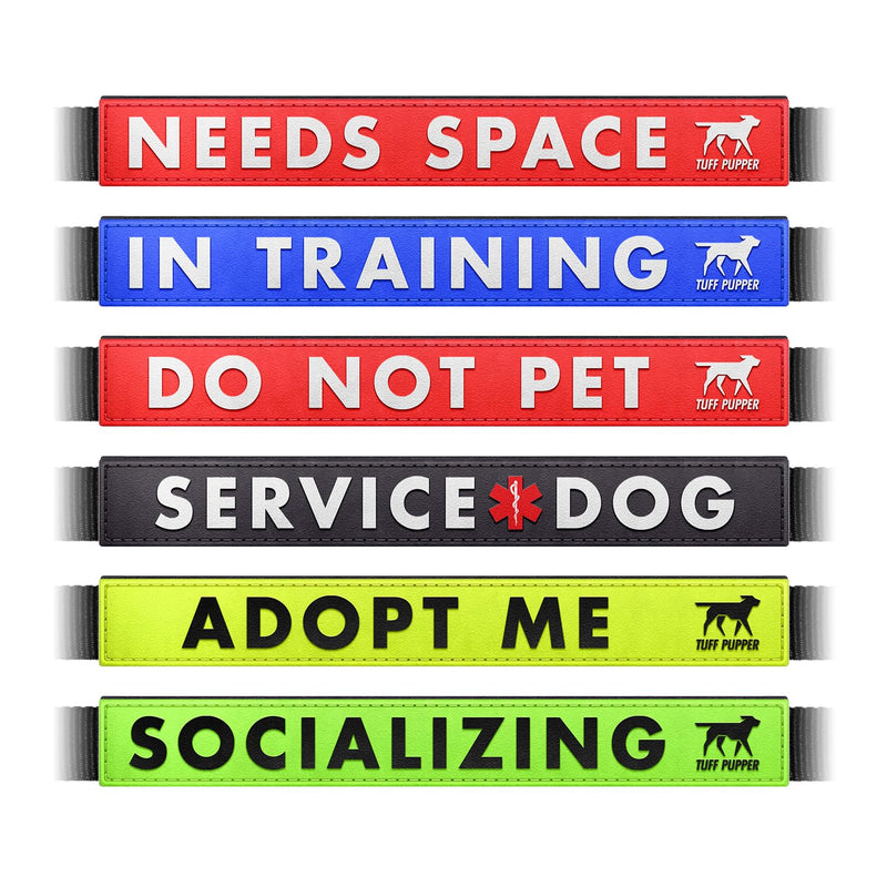Tuff Pupper Waterproof Leash Sleeve | Fits Any Standard Size 1 Inch Wide Leash | Dual Sided Message | Durable Neoprene & Silicone | Odor & Stink Proof | Easy Secure On & Off (1 Pack, Do Not Pet) Leash Sleeve - 1 Pack - PawsPlanet Australia