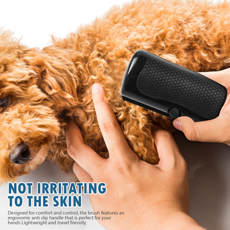 2025 New Groompro Deshedding Brush For Dogs, Cats & Horses, Pet Hair Remover Comb for Shedding, Cat and Dog Grooming Brush, Pet Hair Removal Tool for Matted, Loose Hairs - PawsPlanet Australia