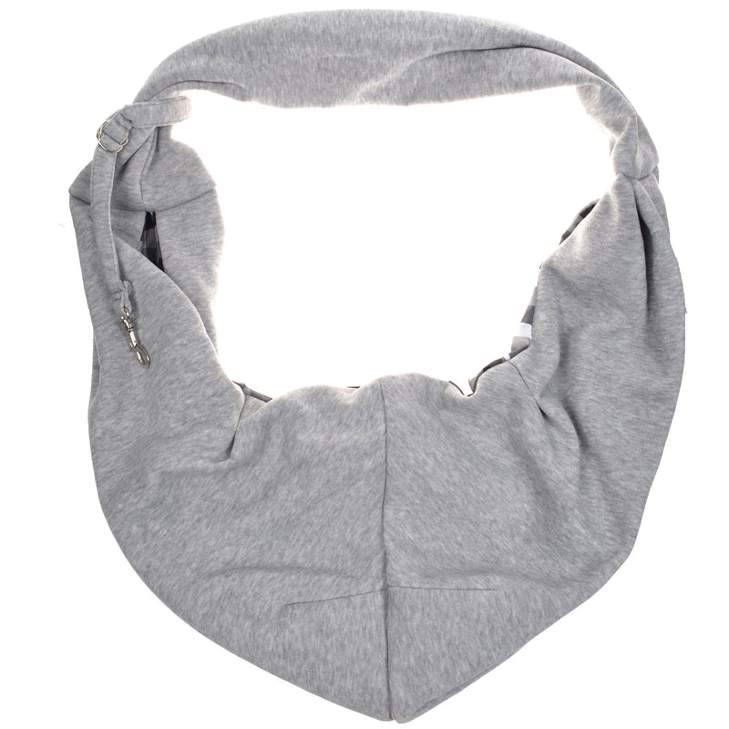 Cosmos Reversible Dog Sling Carrier Dog Purse with Breathable Soft Cotton Suit for Puppy Small Dogs and Cats for Outdoor Travel Gray - PawsPlanet Australia