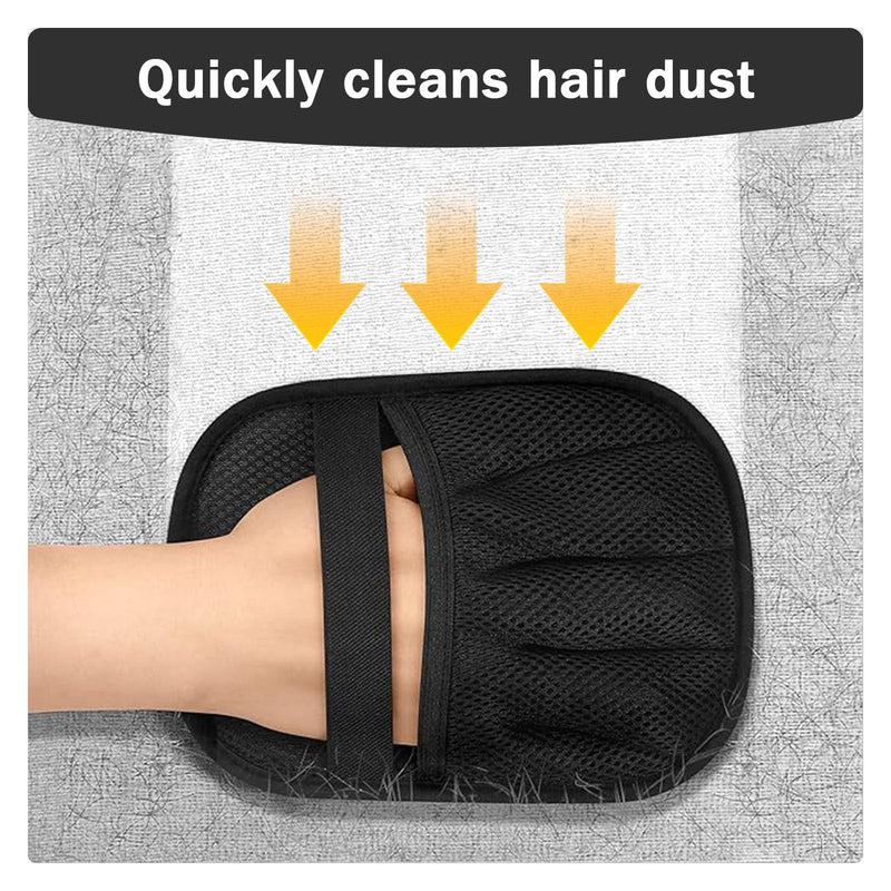 3PCS Five - Finger Electrostatic Pet Hair Removal Gloves, Upgraded Reusable Animal Fur Remover for Couch, Furniture, Carpet, Curtain, Laundry, Car Seat, Ideal for Cat & Dog Grooming - PawsPlanet Australia