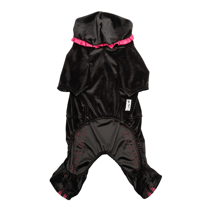 Doggy Parton Sparkle Butterfly Track Suit - XXL XX-Large Black - PawsPlanet Australia