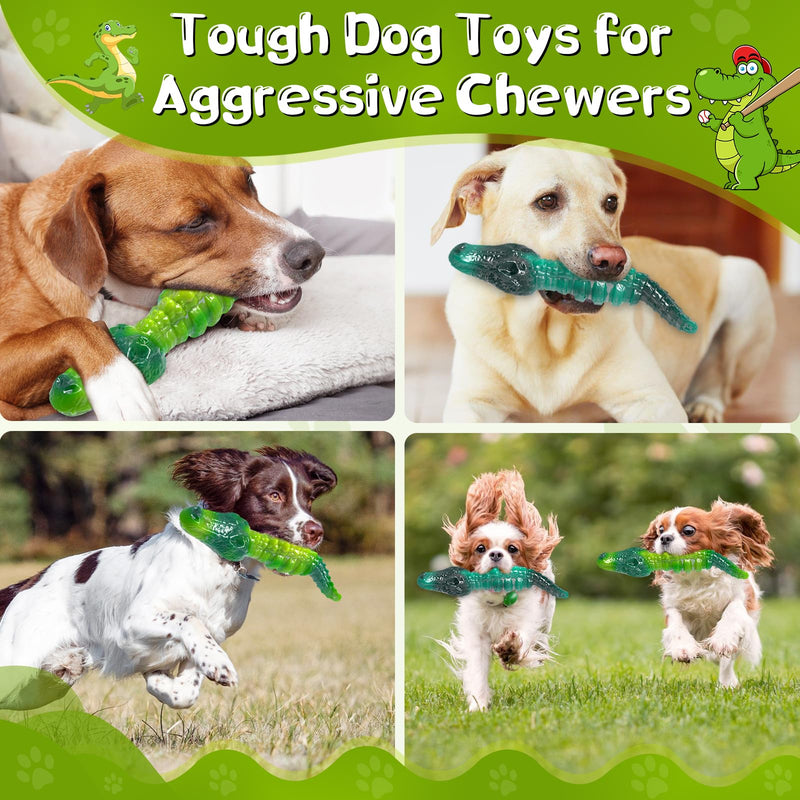 Large Dog Chew Toys: 2 Packs Indestructible Dog Toys for Aggressive Chewers - Tough Dog Toys for Large Breeds blue - PawsPlanet Australia