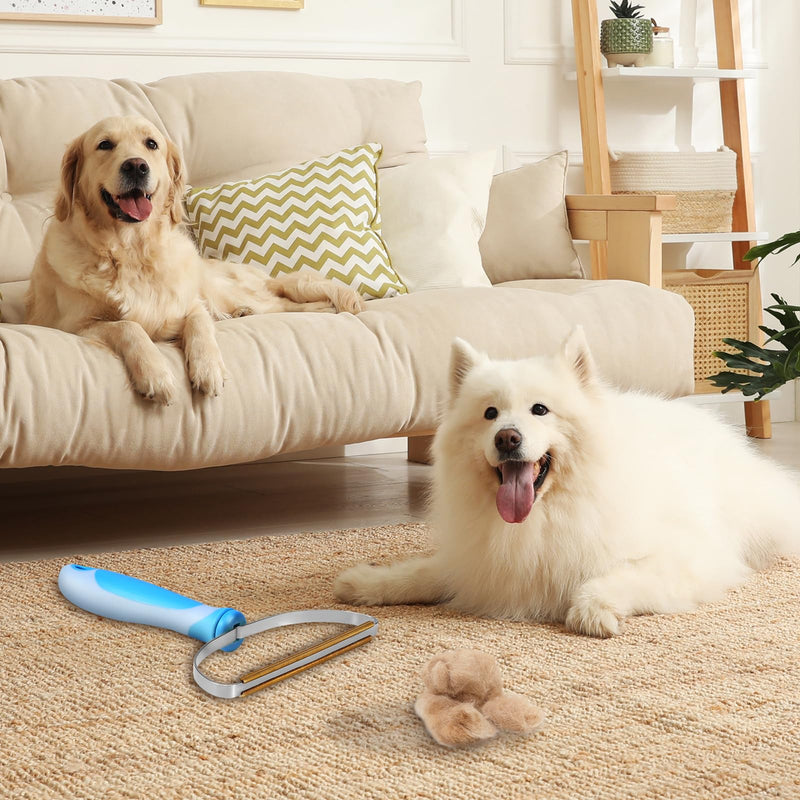 Newest Pet Hair Remover, 2 Pack Dog Cat Hair Remover, Lint Cleaner, Deep Cleaning, Portable Fur Removal Tool for Carpet, Car Mat, Couch, Pet Bed, Rug - PawsPlanet Australia