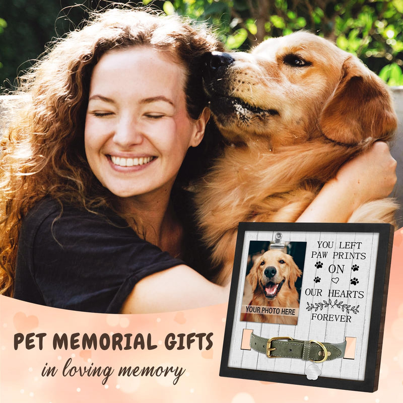 Pet Loss Gift, Memorial Sympathy Gifts for Loss of Dog, Pet Memorial Frame, Cat Memorial Gift, You left paw prints - PawsPlanet Australia