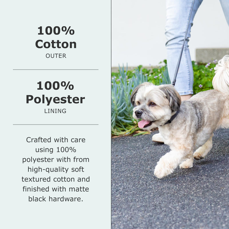 FuzzYard Life Dog Lead | Size L | Stylish Premium Cotton Design in Myrtle Green Perfect for Everyday Walking and Training Large - PawsPlanet Australia