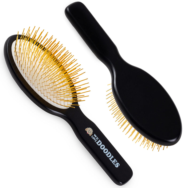 We Love Doodles Dog Slicker Brush & Pin Brush & Dog Shampoo - Goldendoodle Slicker Brush & Goldendoodle Shampoo - Doodle Grooming Kit - Doodle Slicker Brush and Doodle Shampoo - PawsPlanet Australia