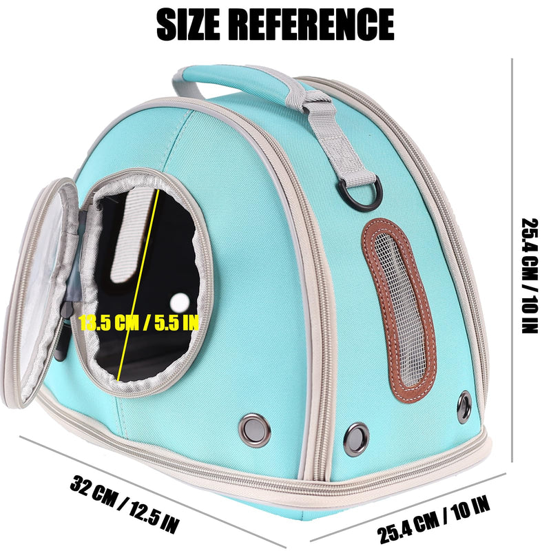 Guinea Pig Carrier Travel Cage, Portable Reptile Carrier Bag for Two (2) Guinea Pig, Bearded Dragon Lizard Carrier Cage for Small Animals Hamster Hedgehog Bird Bunny Kitten (Green, Typical Oxford) Green - PawsPlanet Australia