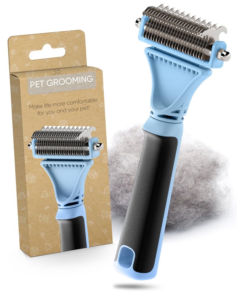 Pretty Paw® [Fur Love 2.0] for gentle and precise hair removal, suitable as a cat brush, long hair and cat brush, short hair against tangles, comfortable massaging undercoat brush, cat - PawsPlanet Australia