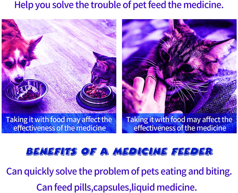 Petsmart Petzstop Pet Syringe Pet Pill Syringe Pet Feeding Syringe Cat Pill Shooter Small Pills Pet Pill Dispenser Syringe Feeders for Feeding Cats Dogs and Small Animals, Blue - PawsPlanet Australia